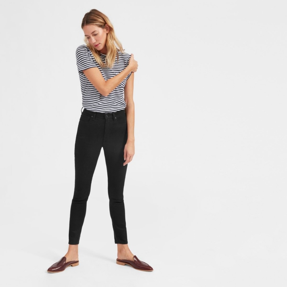 EVERLANE Black High Rise Skinny Jean- Sz. 28